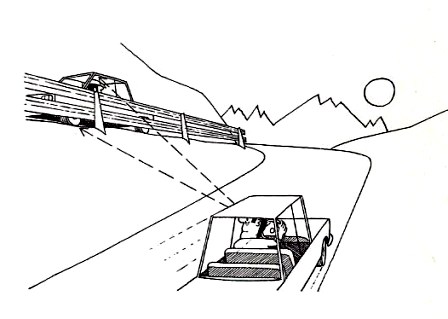 la conduite dans les cols de montagne