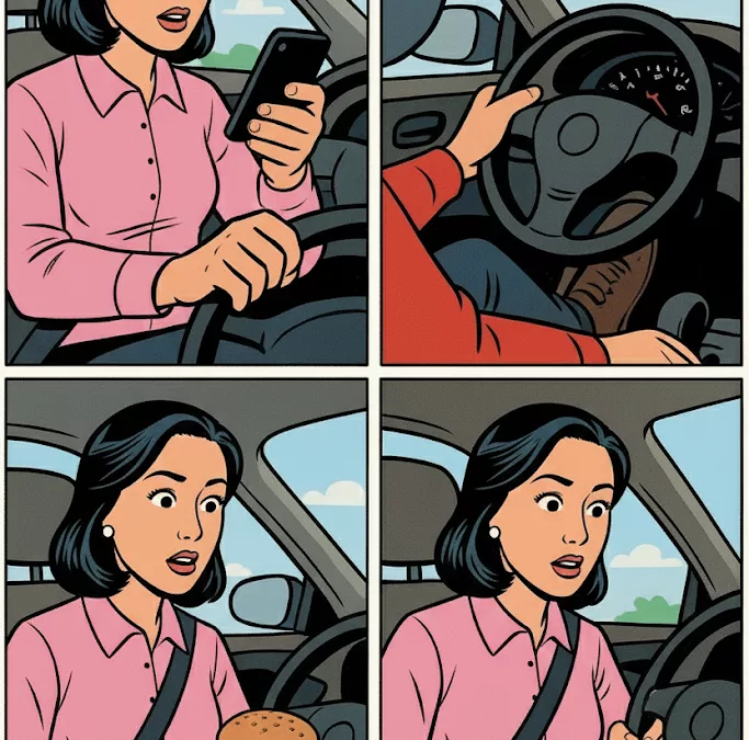 les mauvaises habitudes lors de la conduite