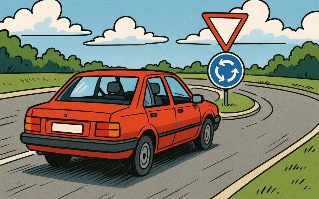 le comportement dans les giratoires