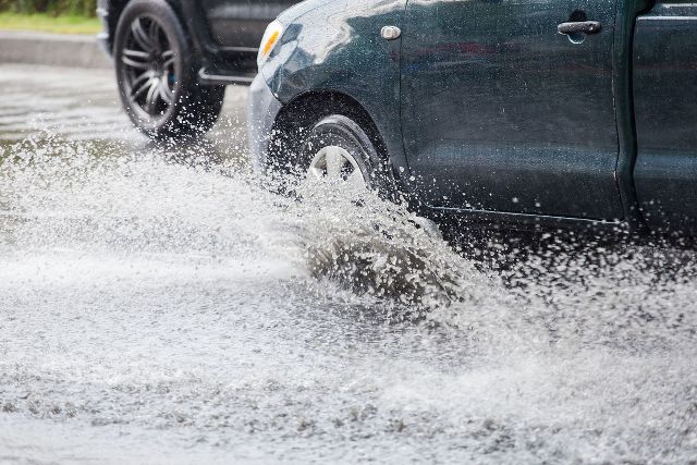 la conduite sous la pluie