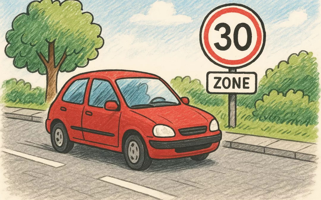 trouver la vitesse pour une conduite sécuritaire