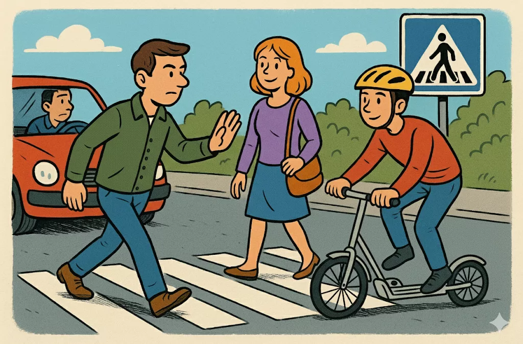 apprenez à interpréter une présence sur la route