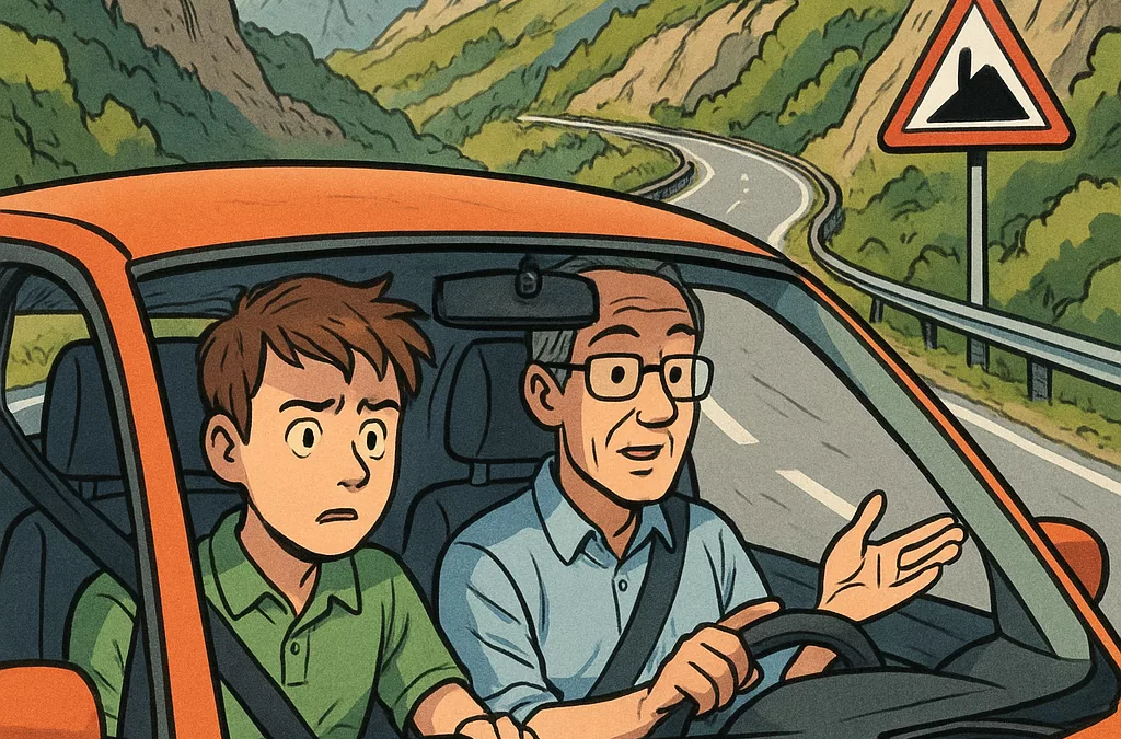 La conduite dans les cols de montagne