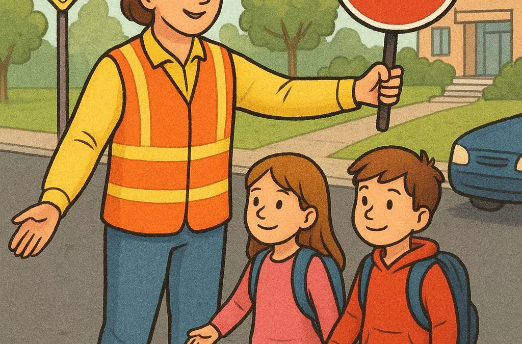 les patrouilleurs scolaires contribuent à la sécurité des enfants