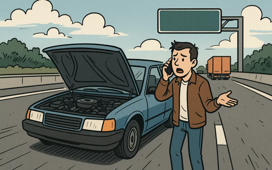 comment réagir en cas de panne sur l’autoroute