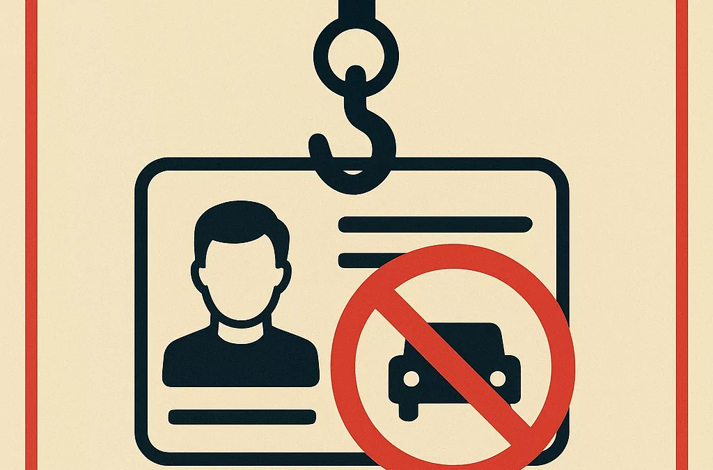La suspension du permis de conduire