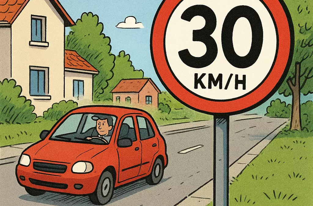 les zones limitées à 30 km/h
