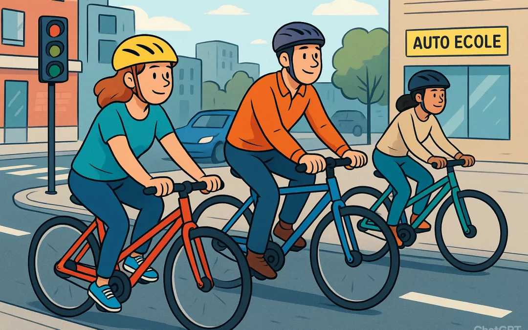 rouler à vélo en toute sécurité sur la route