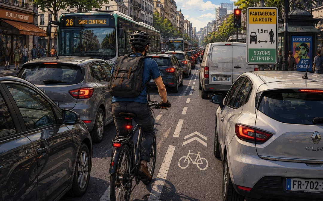 Partage de la route à Lausanne : nouvelles tendances cyclistes en 2026