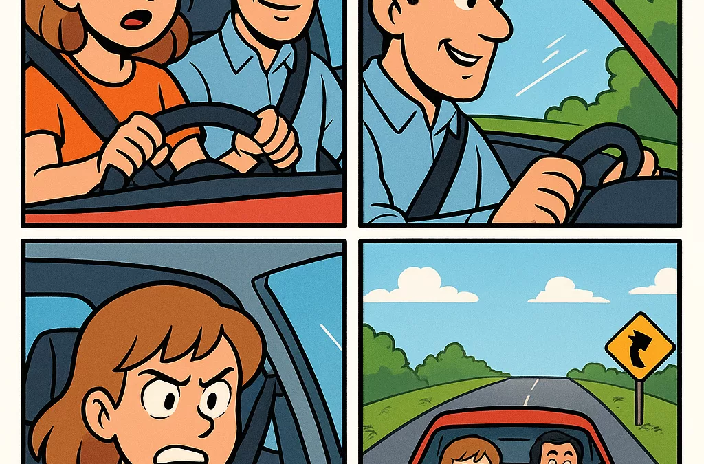 Apprendre à conduire une voiture