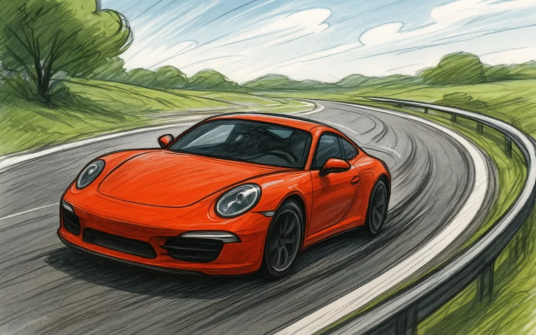 la conduite sportive dans les virages