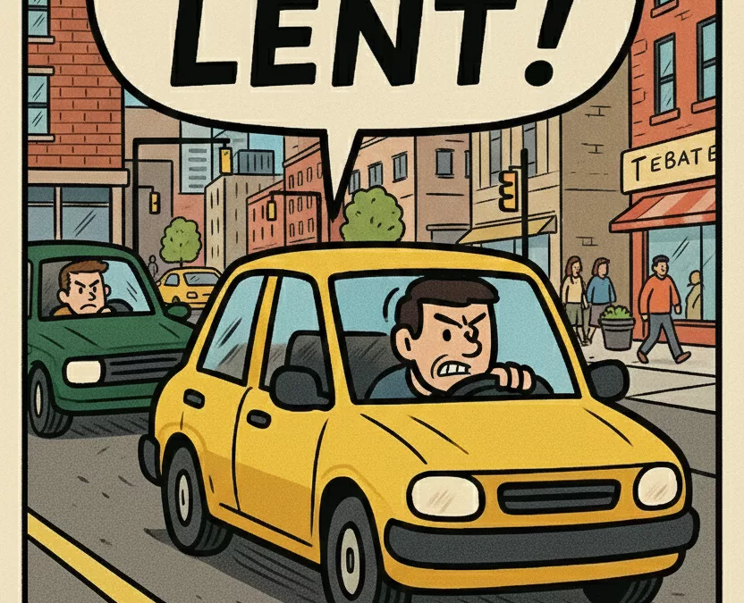 conduire à faible allure en ville