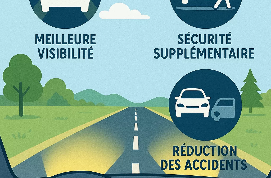 les avantages de conduire avec les feux allumés