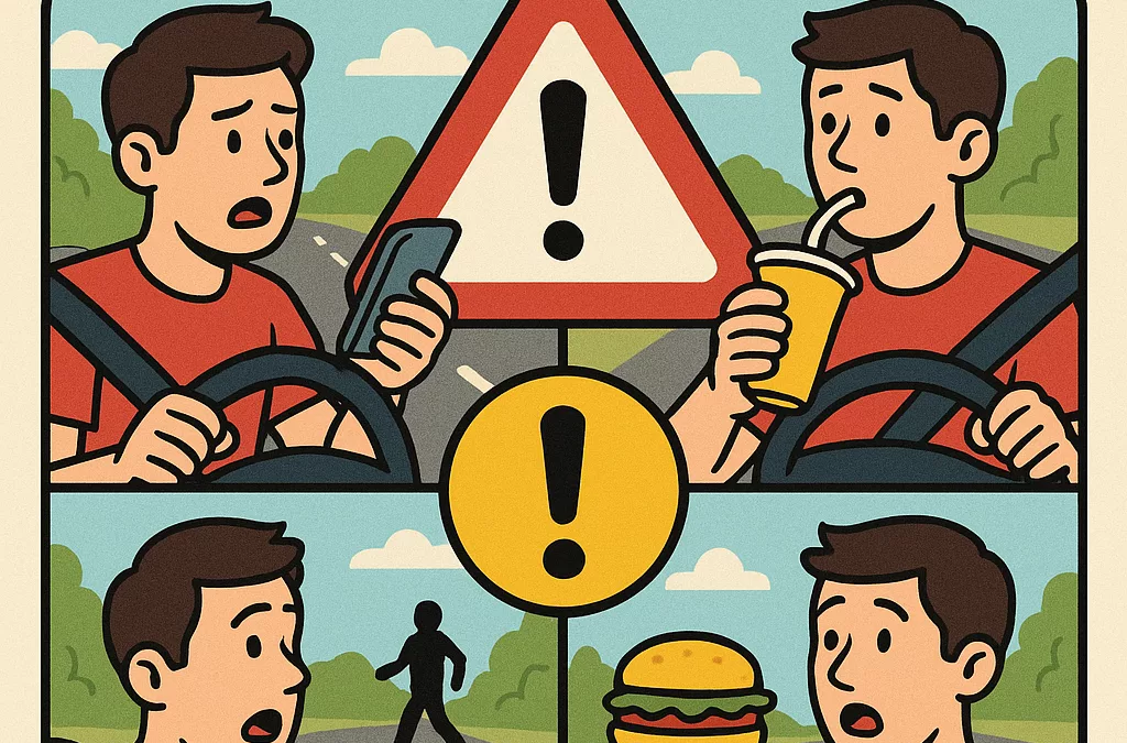 les dangers des distractions liés à la conduite