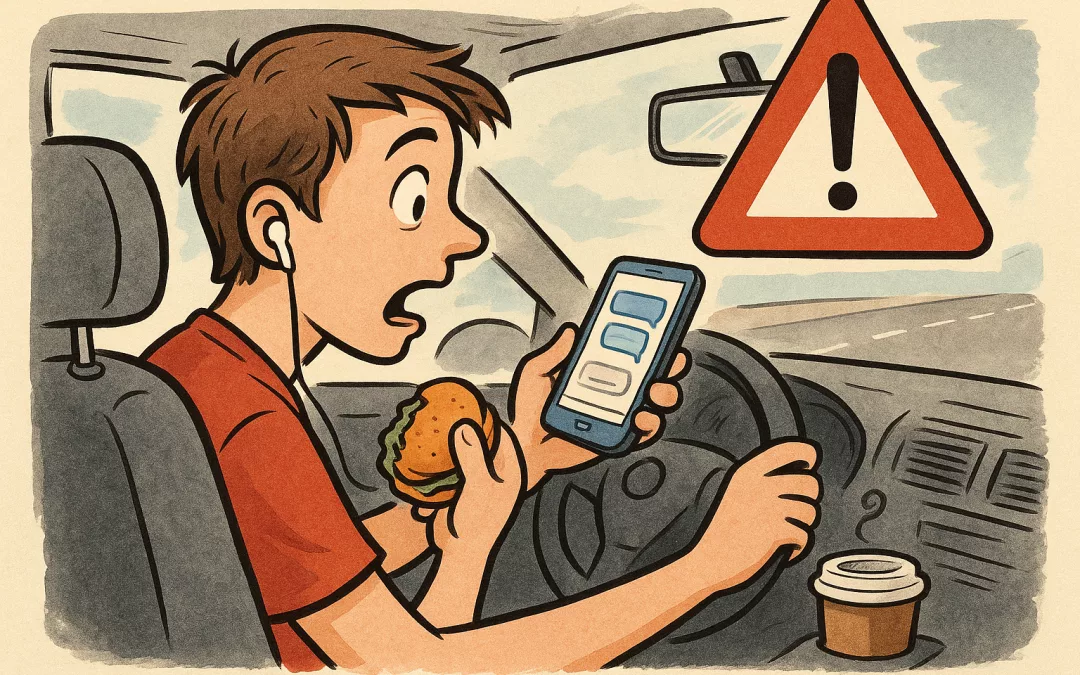 les dangers de la distraction au volant