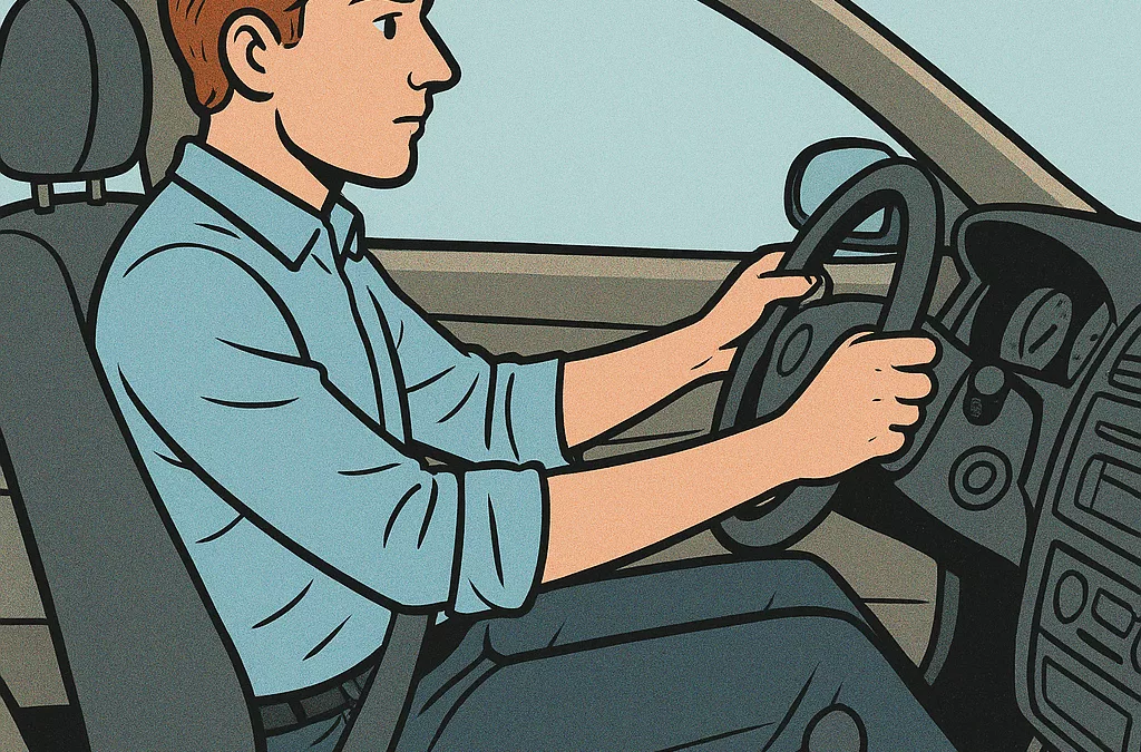 la position du conducteur dans la voiture