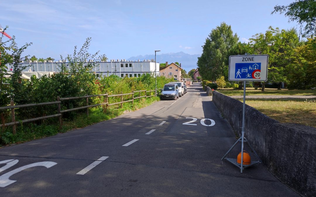 la zone 20 km/h pour une conduite respectueuse