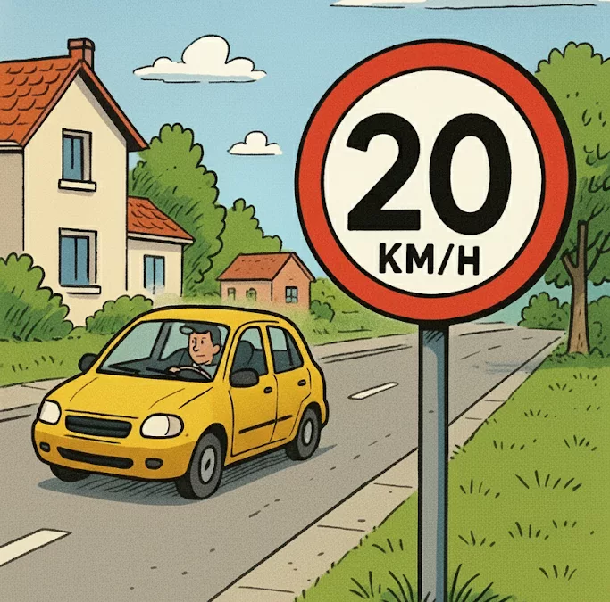 la zone 20 km/h pour une conduite respectueuse