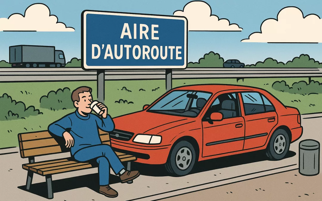 faire une pause lors de longs trajets en voiture