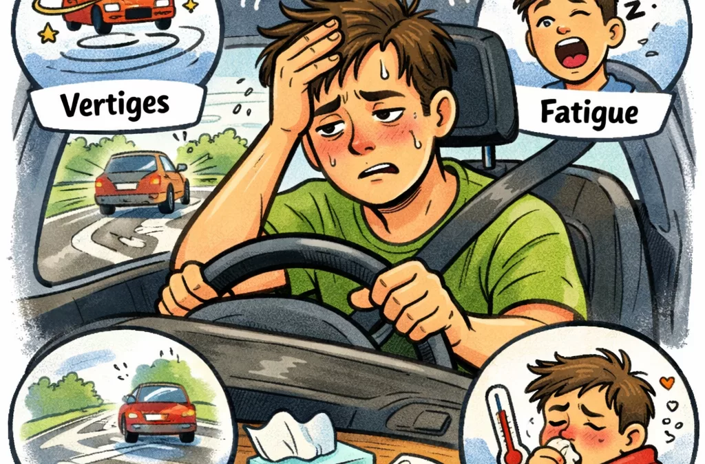 l'impact des maladies courantes sur la conduite