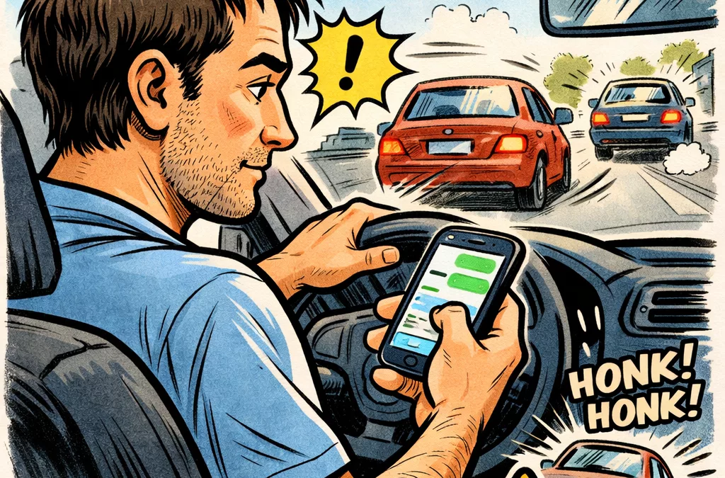 les impactes de l'utilisation du téléphone en conduisant