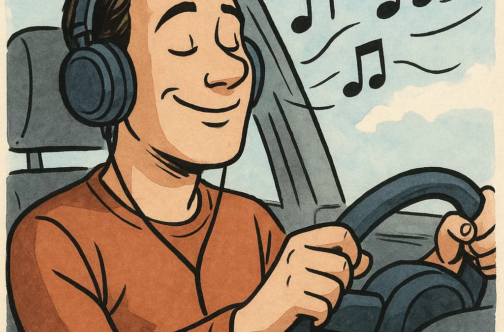 écouter de la musique en voiture