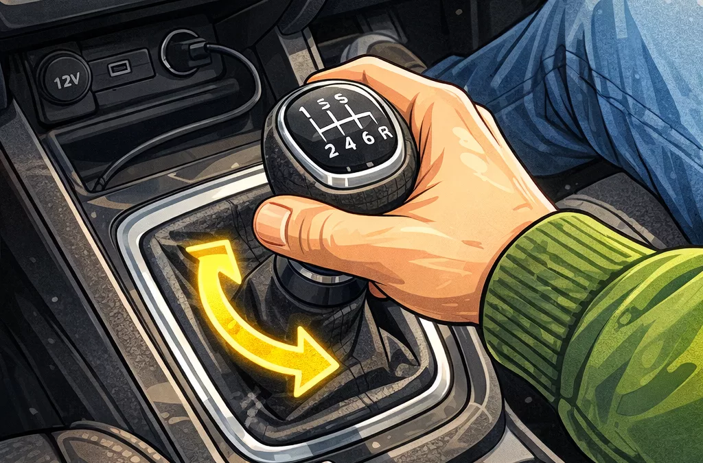 rétrograder les vitesses en voiture