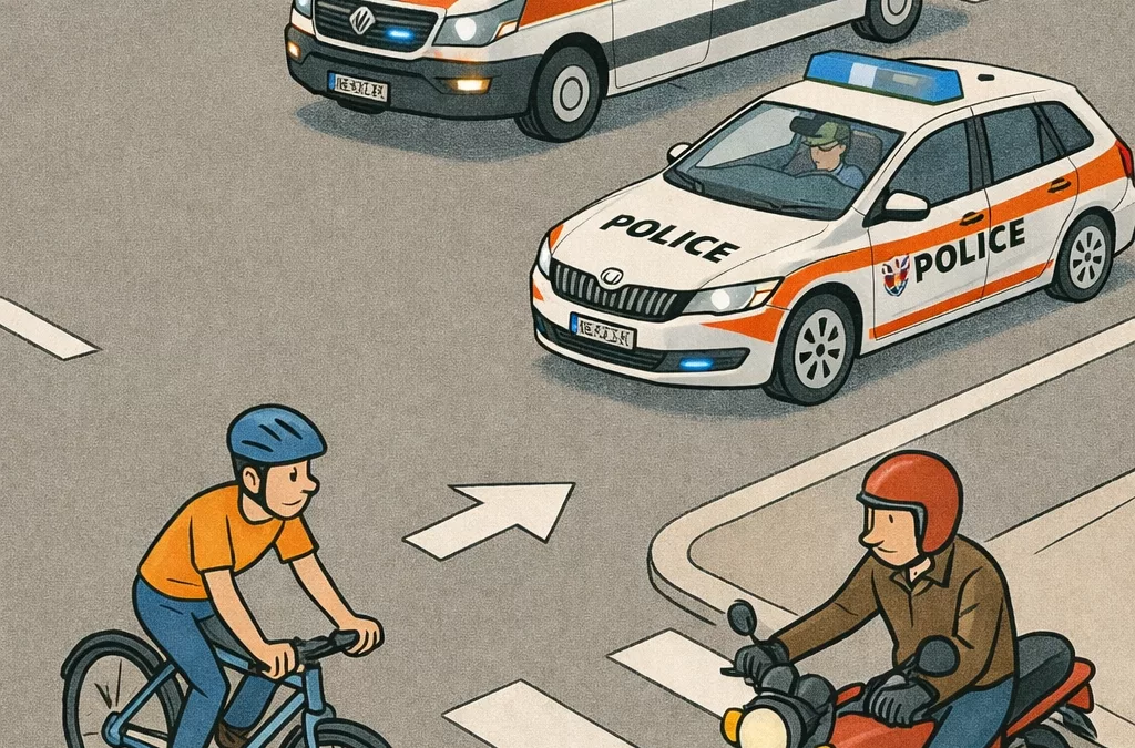 la rapidité des véhicules d'urgence au service de tous