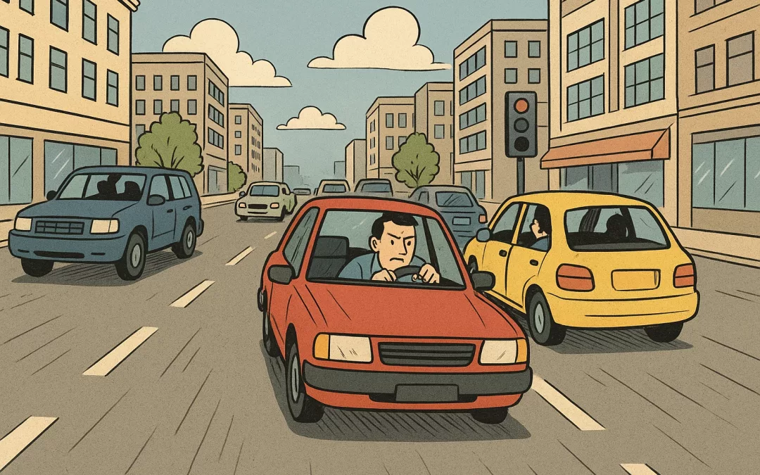 Les dangers de la colère au volant