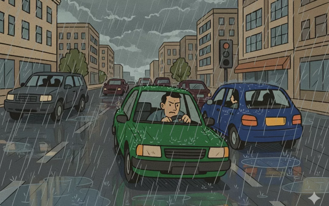 des situations dangereuses lors de la conduite