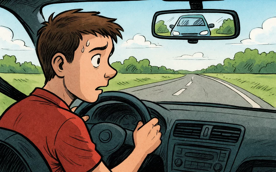 utiliser ses rétroviseurs lors d'un dépassement