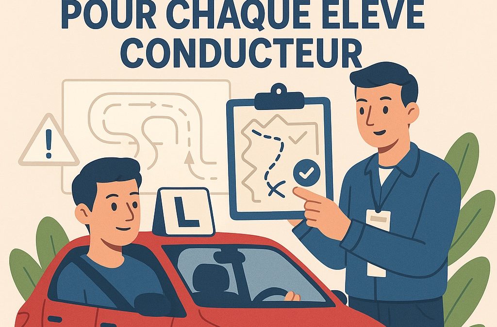 Cours de conduite sur mesure pour un élève conducteur