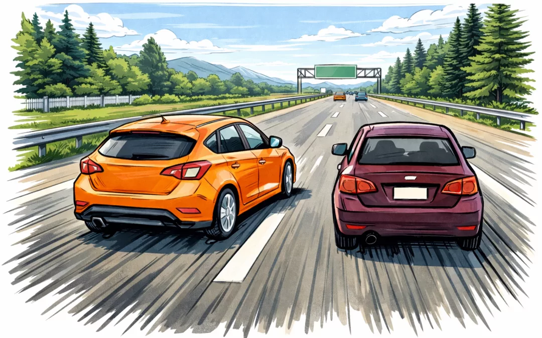 les moments idéaux pour effectuer un dépassement