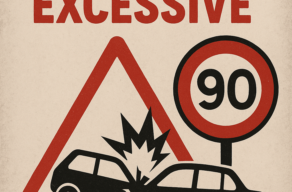les risques de la conduite rapide sur la route