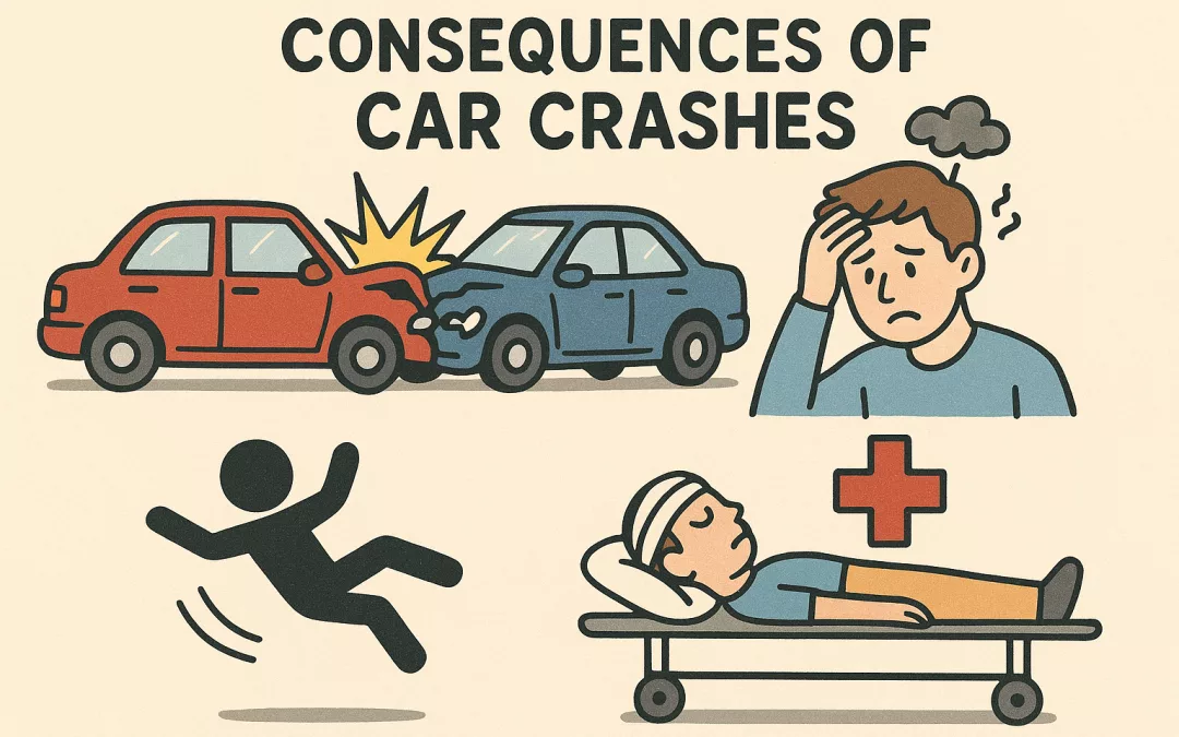 les conséquences des collisions automobiles