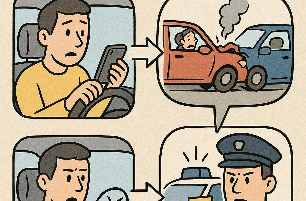 Les conséquences des manœuvres à risque sur la route