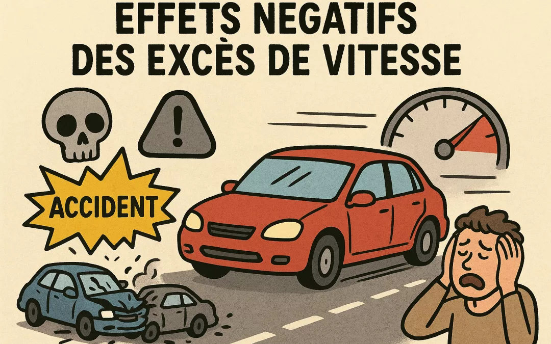 Les effets négatifs des excès de vitesse