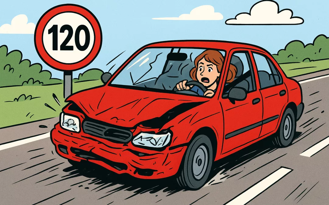 Les accidents liés à une vitesse excessive