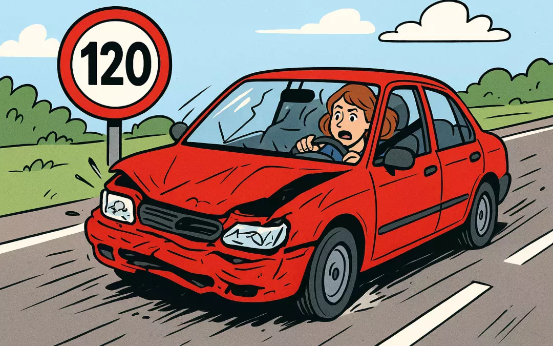 les accidents liés à une vitesse excessive