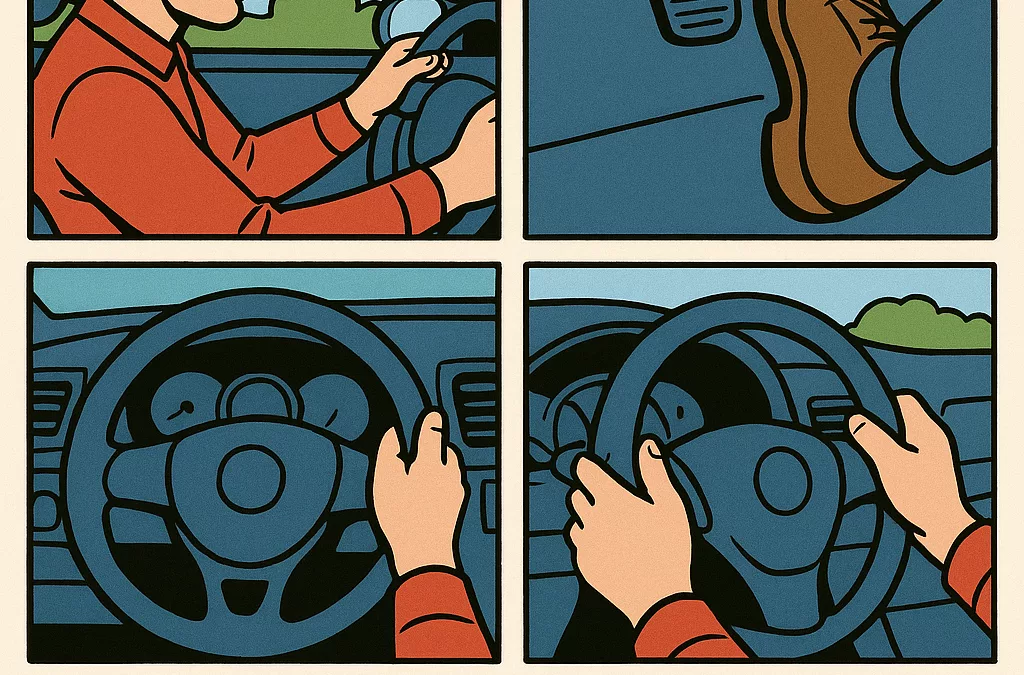 la coordination des mouvements lors de la conduite