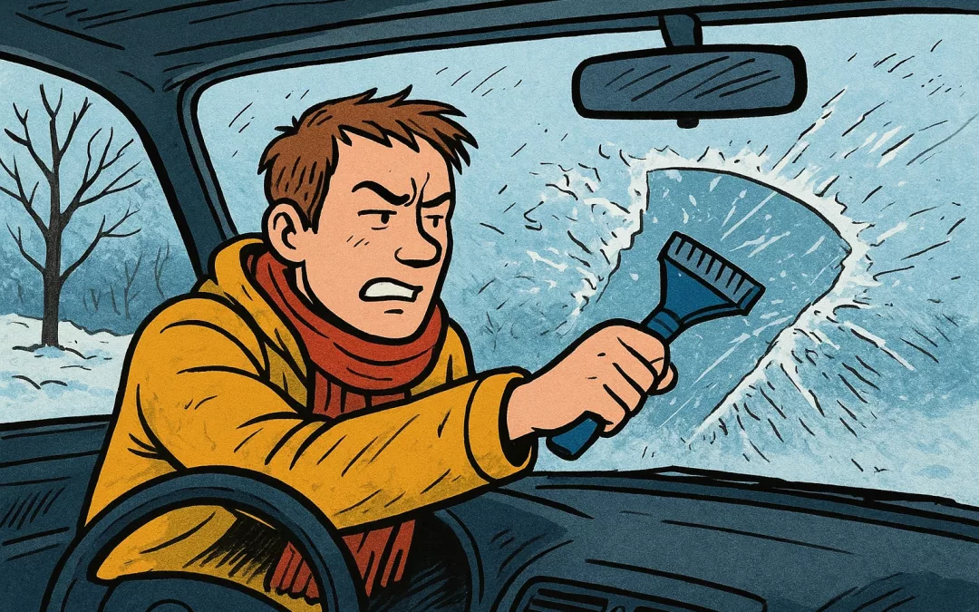 Un dégivrage rapide des vitres de votre voiture