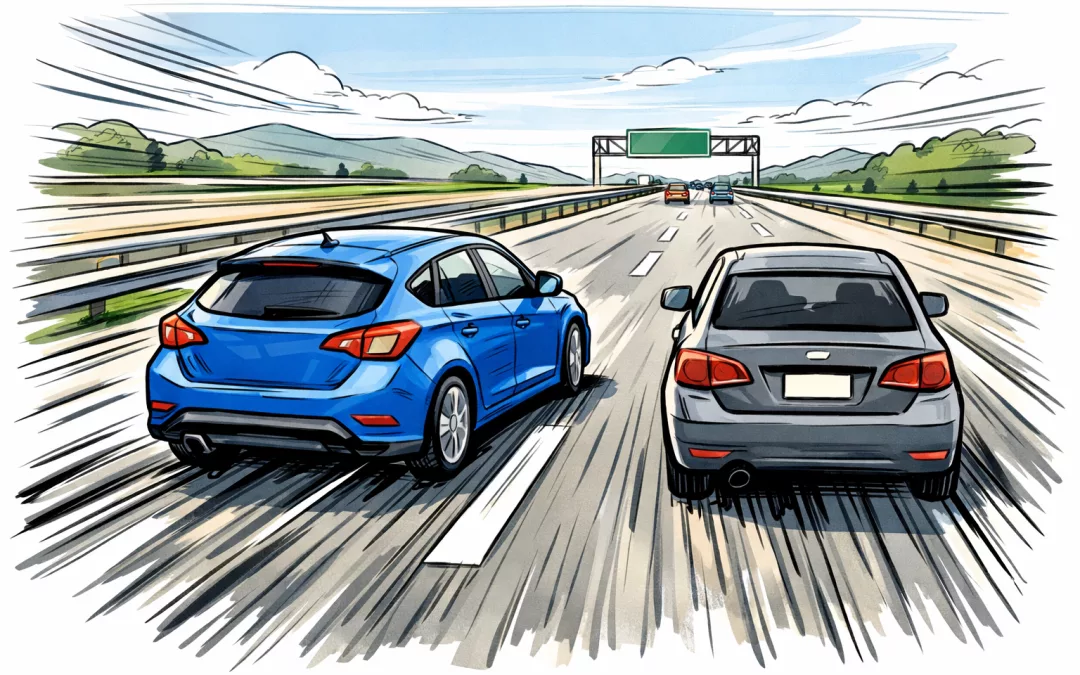 Les étapes pour doubler une voiture en toute sécurité