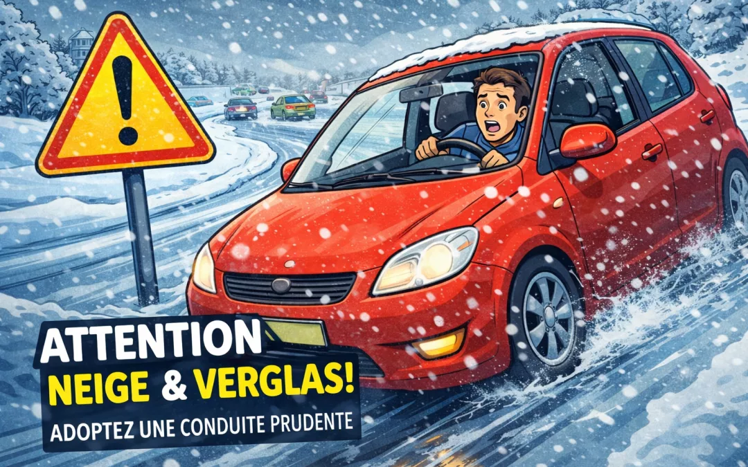 Neige et verglas : les erreurs à éviter au volant en hiver