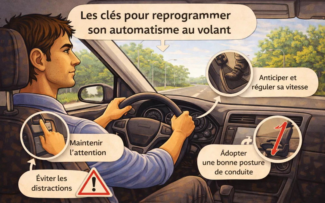 Conduite : les étapes clés pour reprogrammer vos automatismes au volant