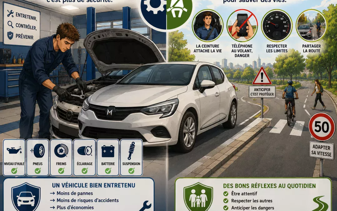 Mécanique et sécurité routière : les points de contrôle auto à surveiller